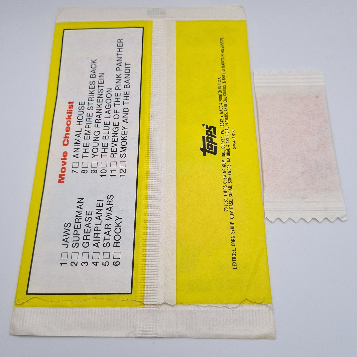 Topps Movie Retro Pin-Up Poster Airplane W11