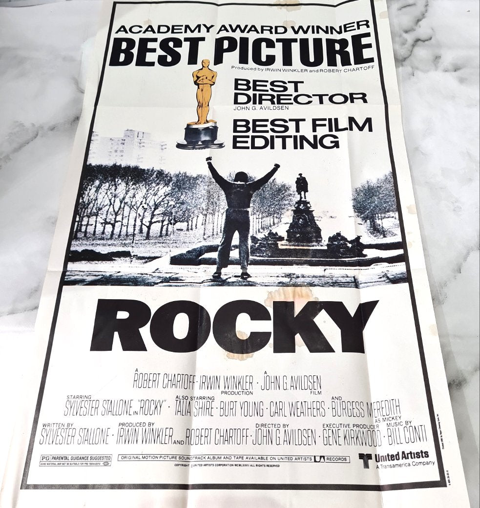 Topps Movie Retro Pin-Up Poster Rockey W11