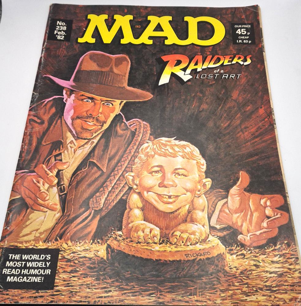 Mad Magazine Retro 1982 Indiana Jones Cover W11