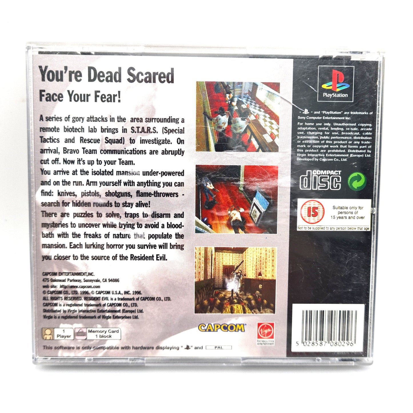 Resident Evil Sony Playsation 1 Game