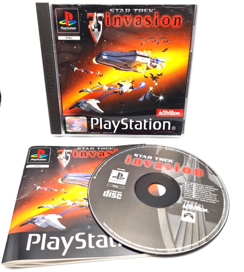 Star Trek Invasion Sony Playstation 1 Game