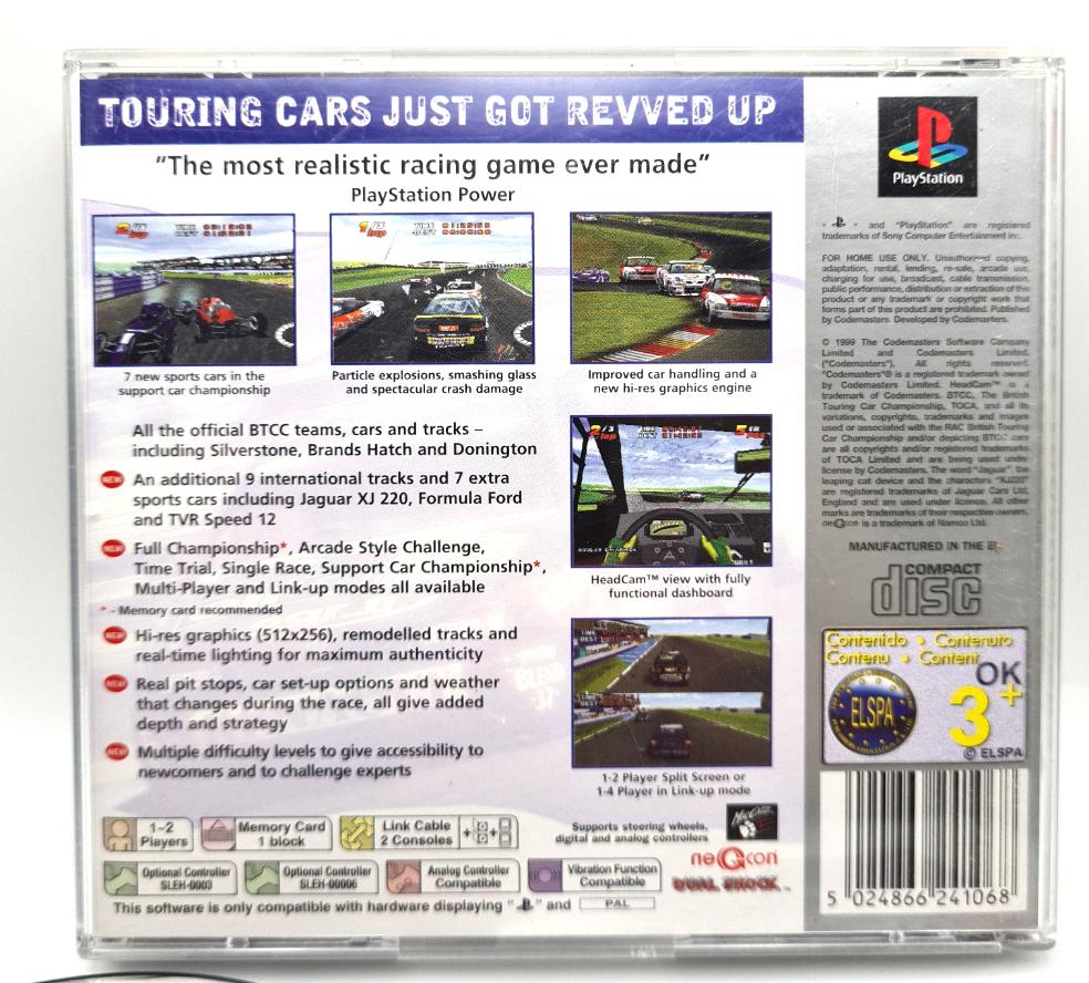 Toca 2 Touring Cars Sony Playstation 1 Game