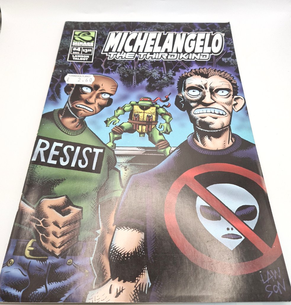 Teenage Mutant Mutant Ninja Turtles Michelangelo The Thirdkind Comic