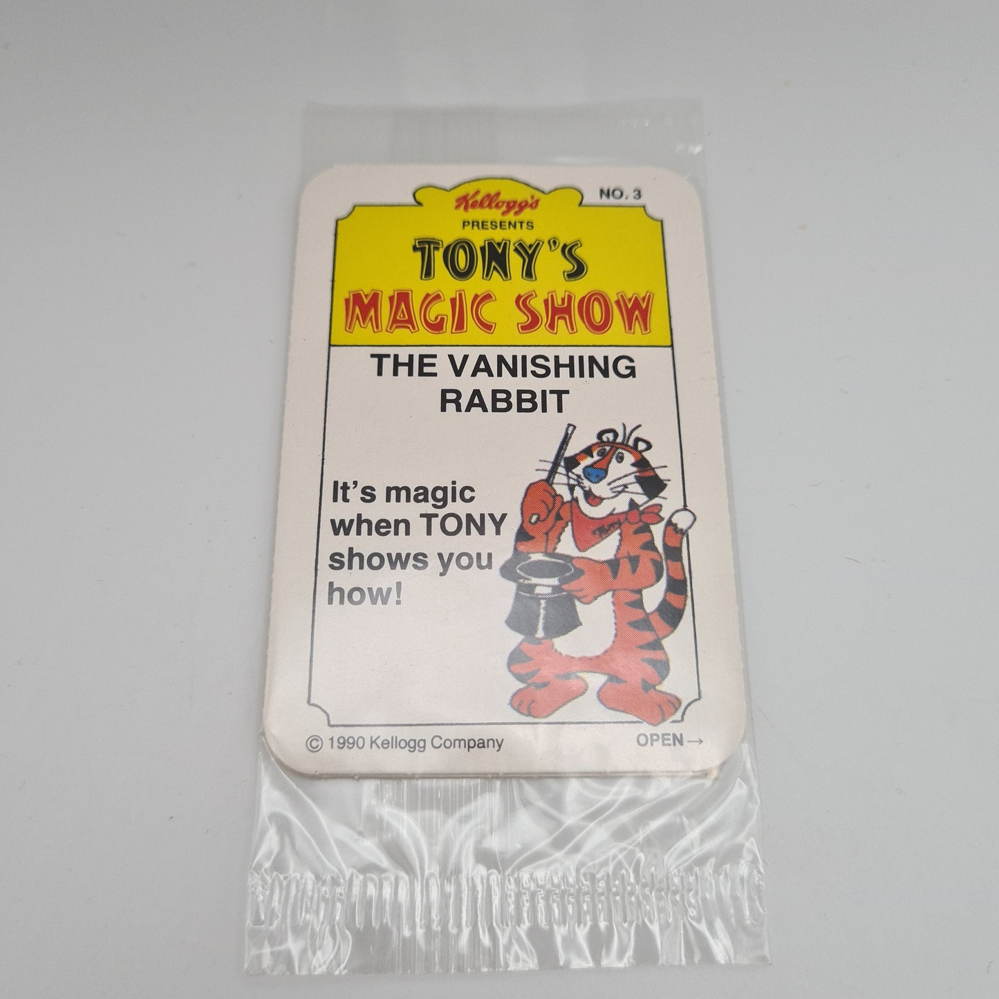 Kellogg's Cereal Prizes 90s sealed Tony's Magic Show No 3 99p