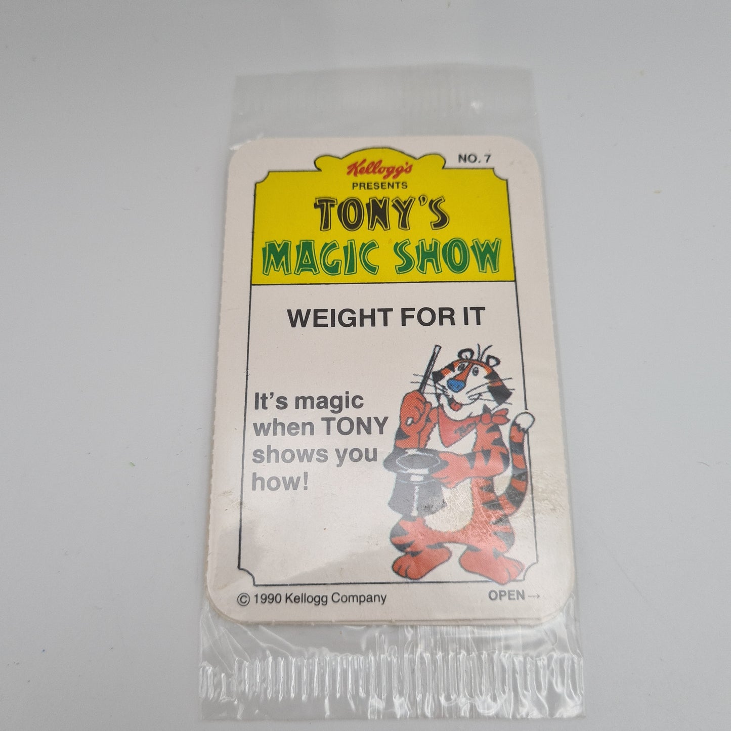 Kellogg's Cereal Prizes 90s sealed Tony's Magic Show No 7 99p