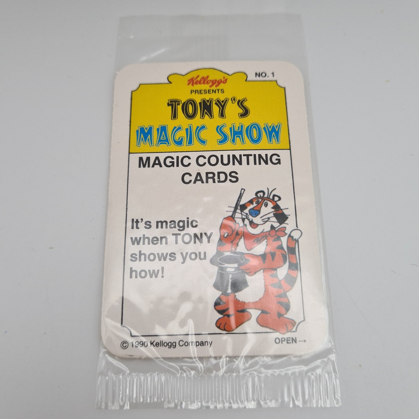 Kellogg's Cereal Prizes 90s sealed Tony's Magic Show No 1 99p