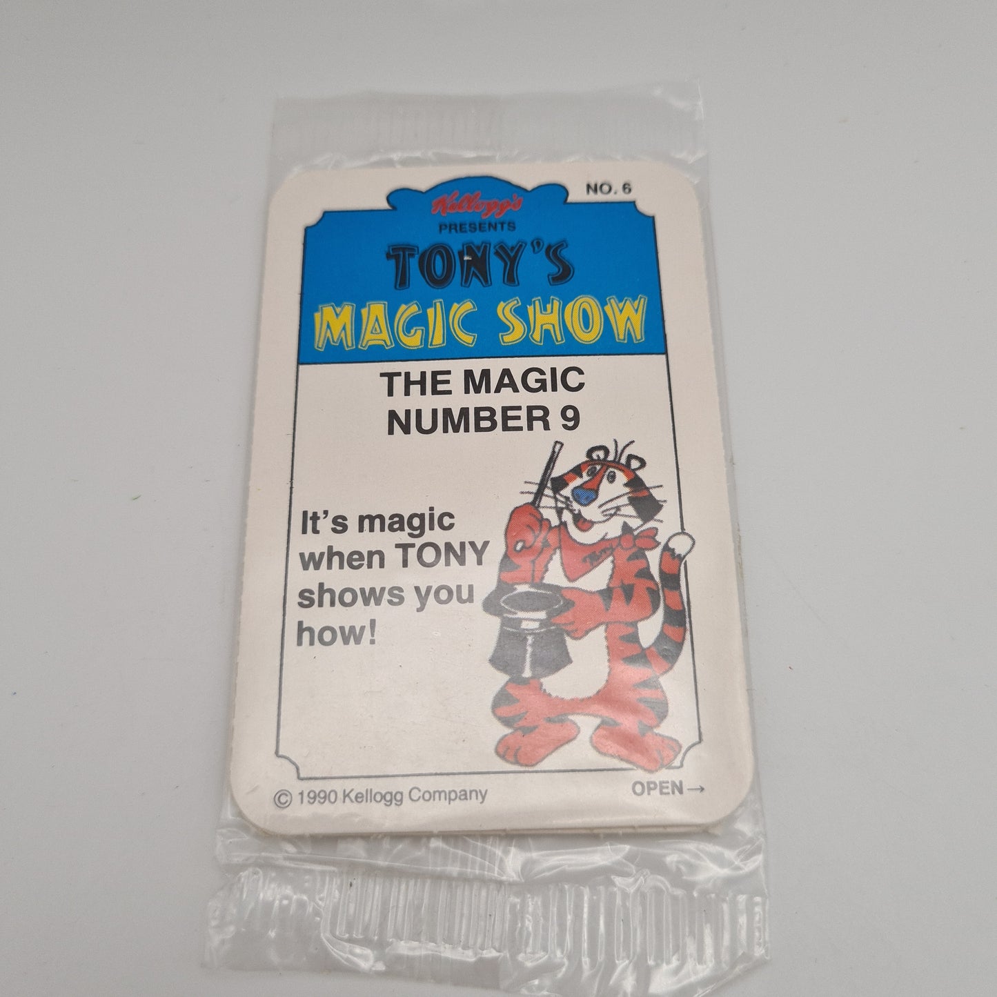 Kellogg's Cereal Prizes 90s sealed Tony's Magic Show No 6 99p