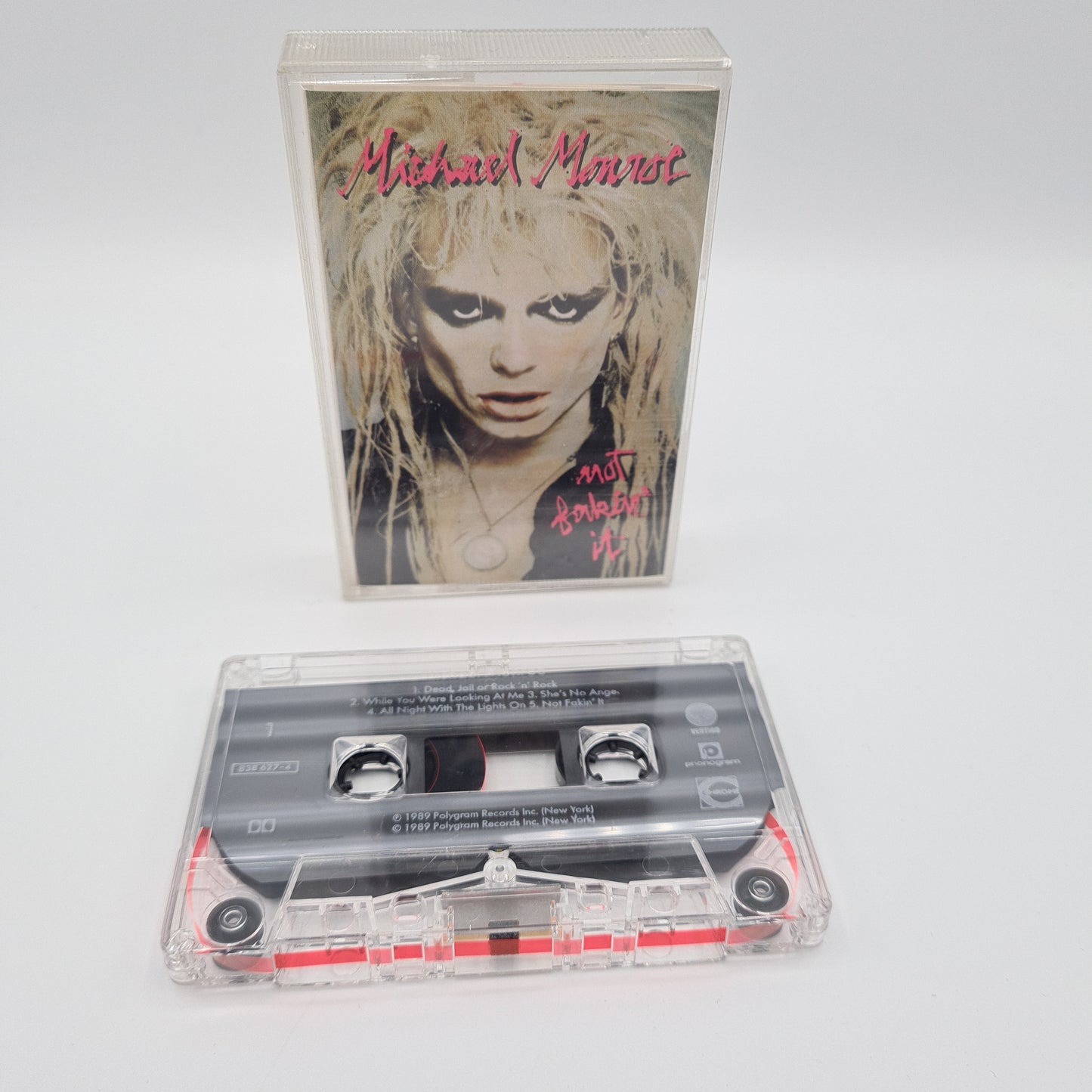 Michael Monroe 'Not Fakin It' Cassette Tape