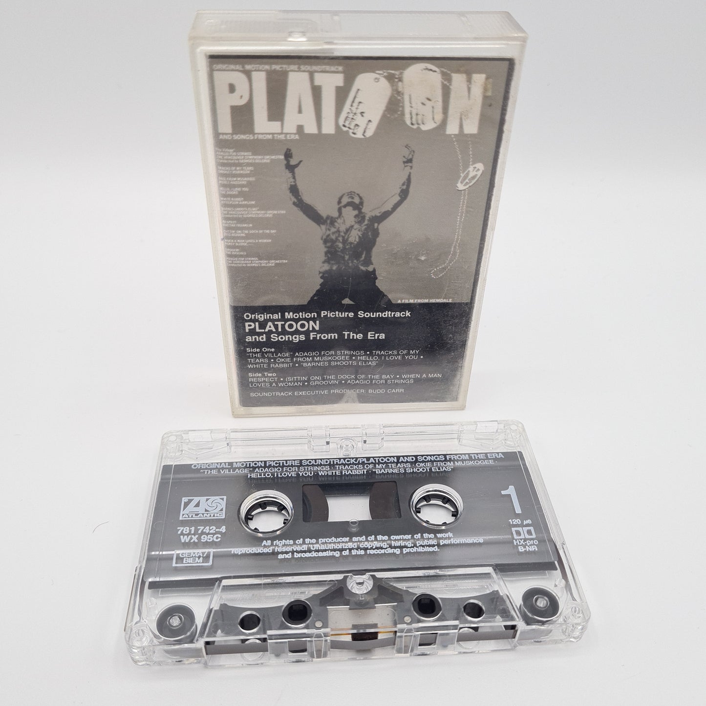 Platoon OST Cassette Tape