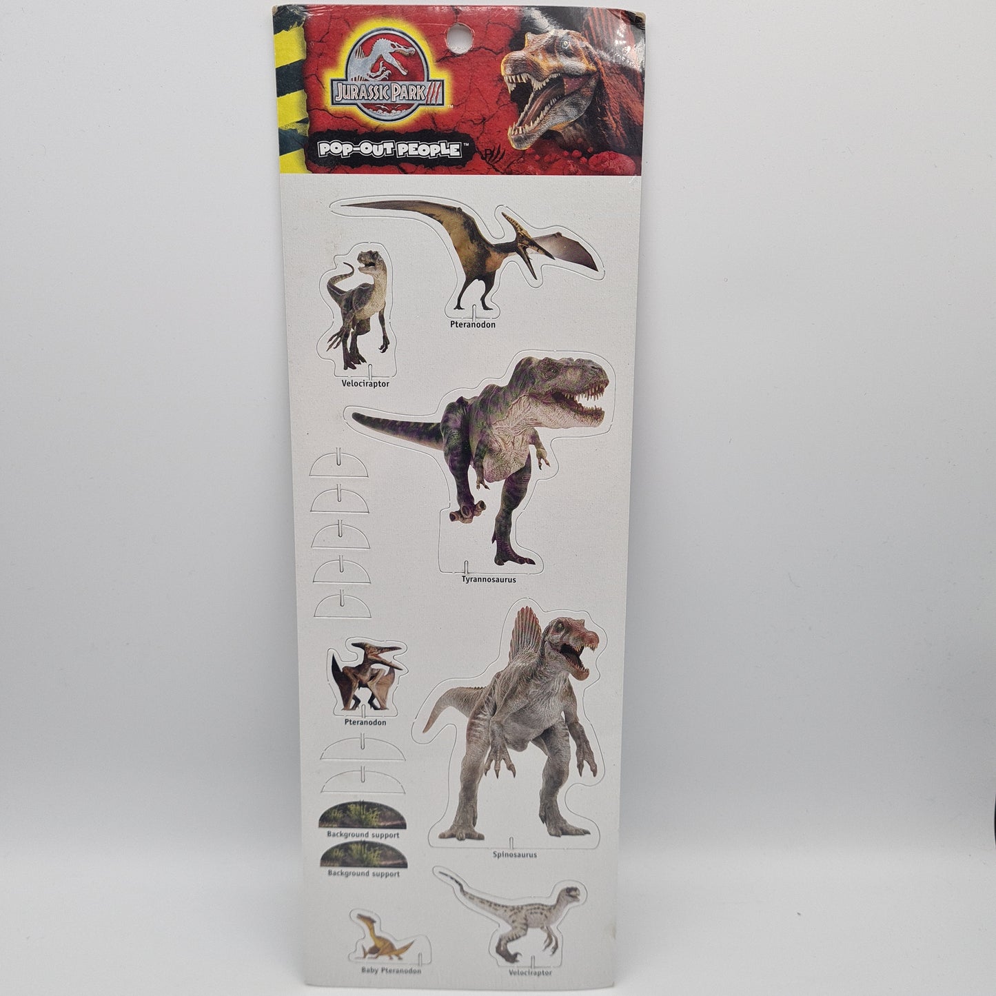 Jurassic Park Pop-Out People 2001 Dinosaurs Dark Horse Comics W13
