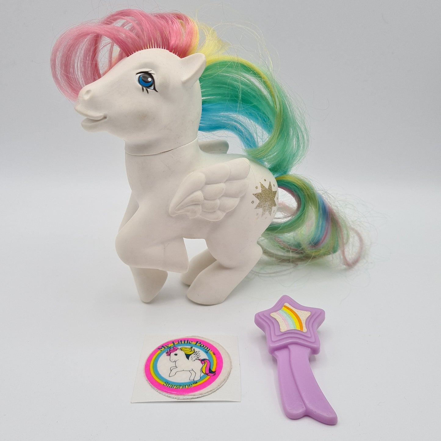My Little Pony Starshine Vintage 1983 + Sticker & Comb W13