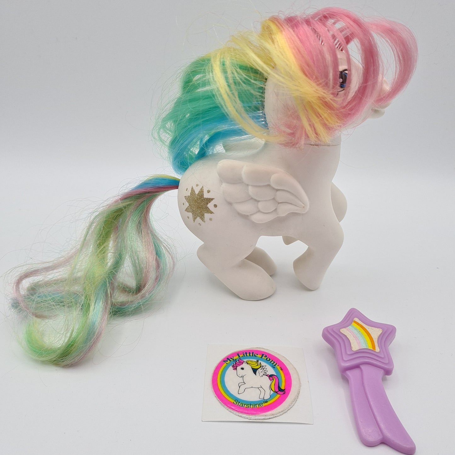 My Little Pony Starshine Vintage 1983 + Sticker & Comb W13