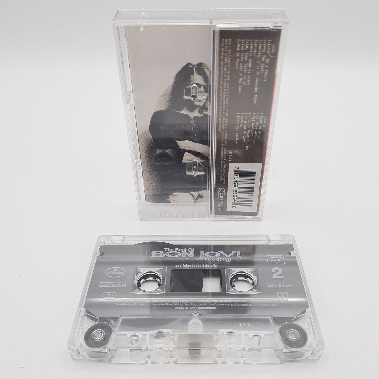 Bon Jovi "Cross Road" Cassette Tape