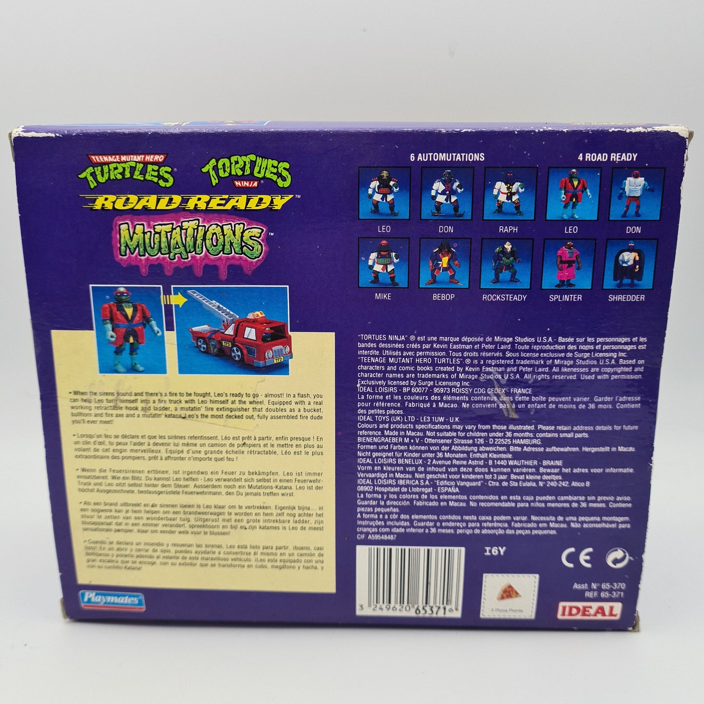 Teenage Mutant Ninja Turtles Mutations Road Ready Figure Leonardo Sealed W8