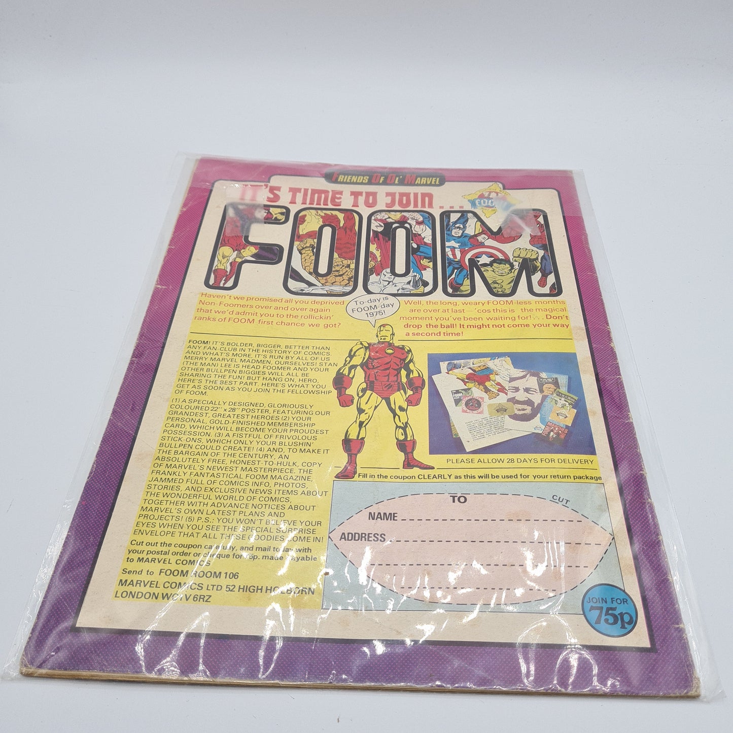 SPIDER-MAN COMICS WEEKLY #112 (1975) Marvel Comics UK Vintage 99p