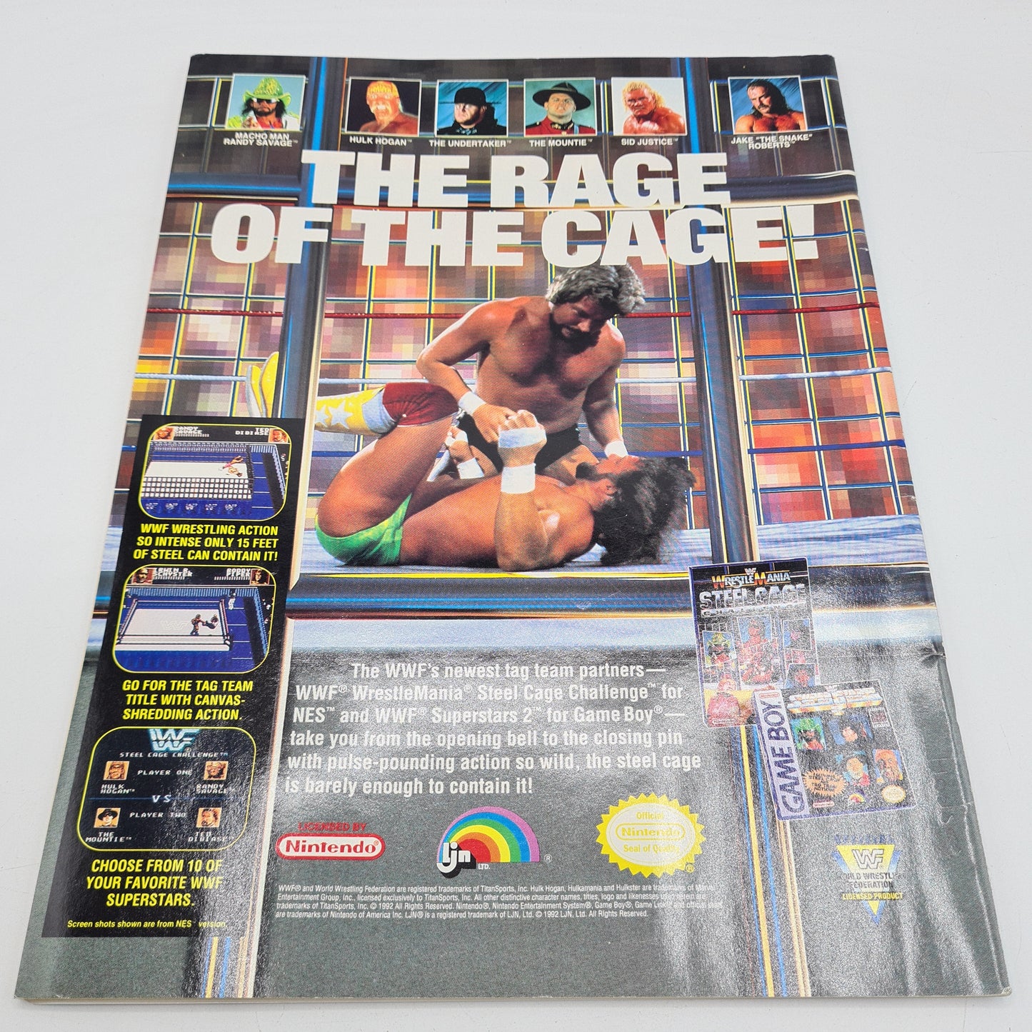 Pro Wrestling Illustrated Magazine Nov 1992 The British Bulldog WWF WCW
