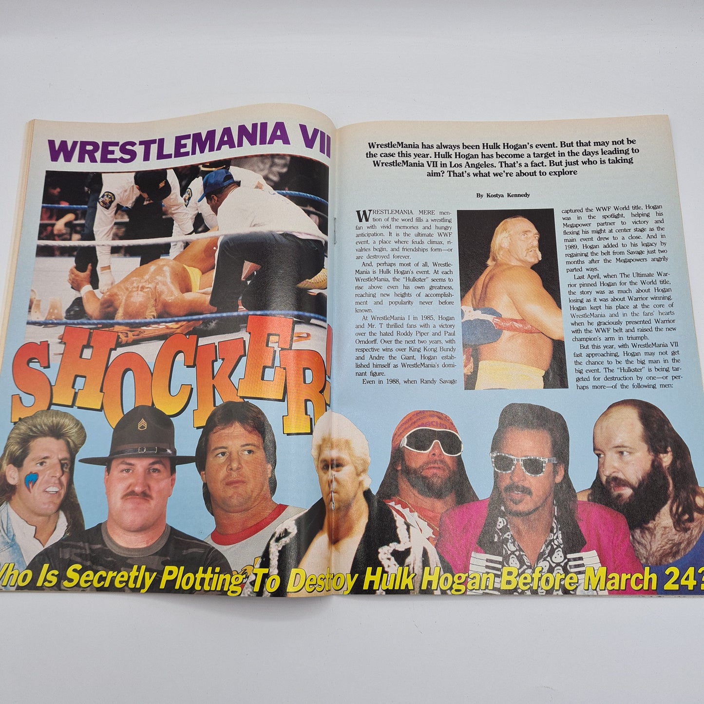 Pro Wrestling Illustrated Magazine May 1991 Hulk Hogan Warrior Macho Man WWF WCW