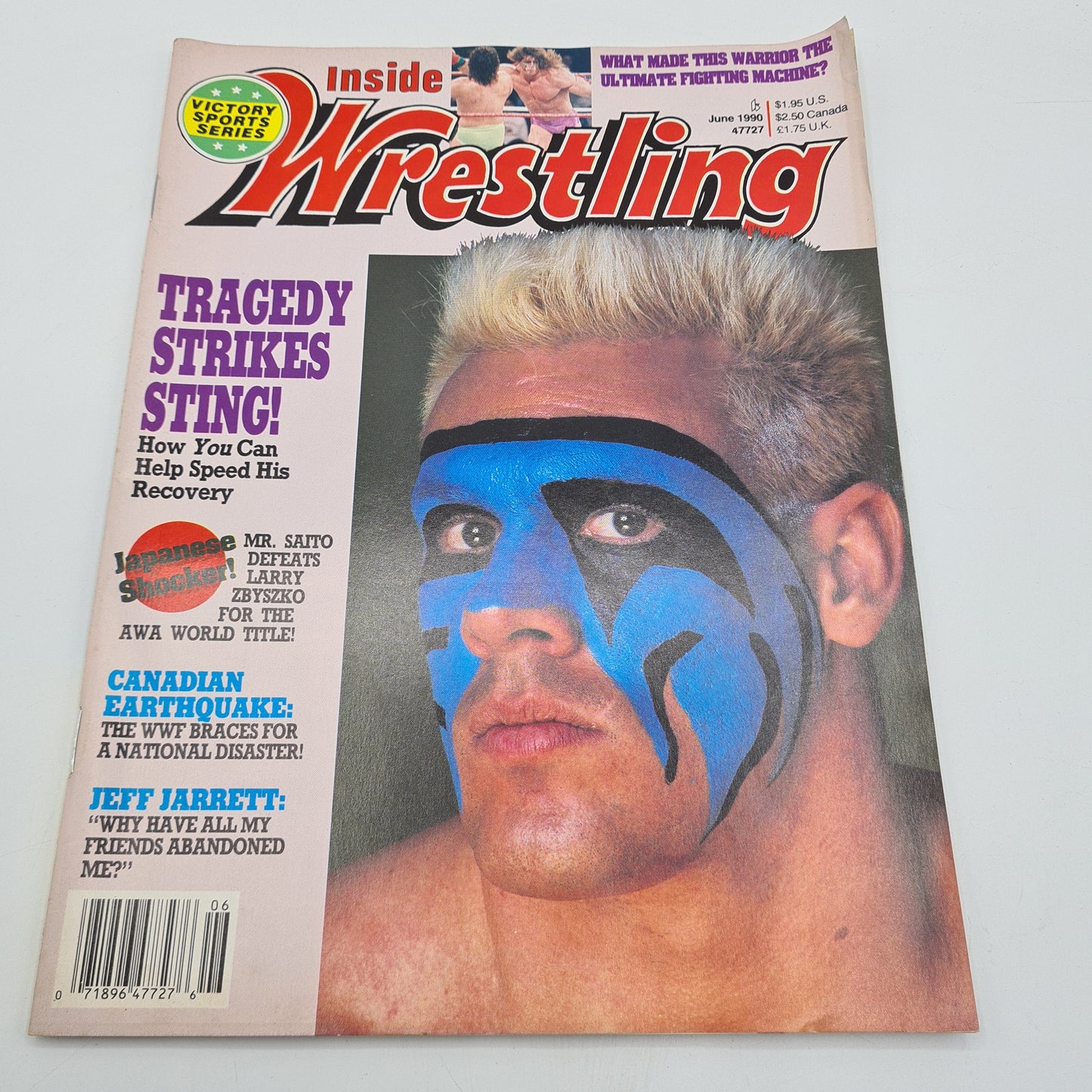 Inside Wrestling Magazine June 1990 Sting WWF WCW