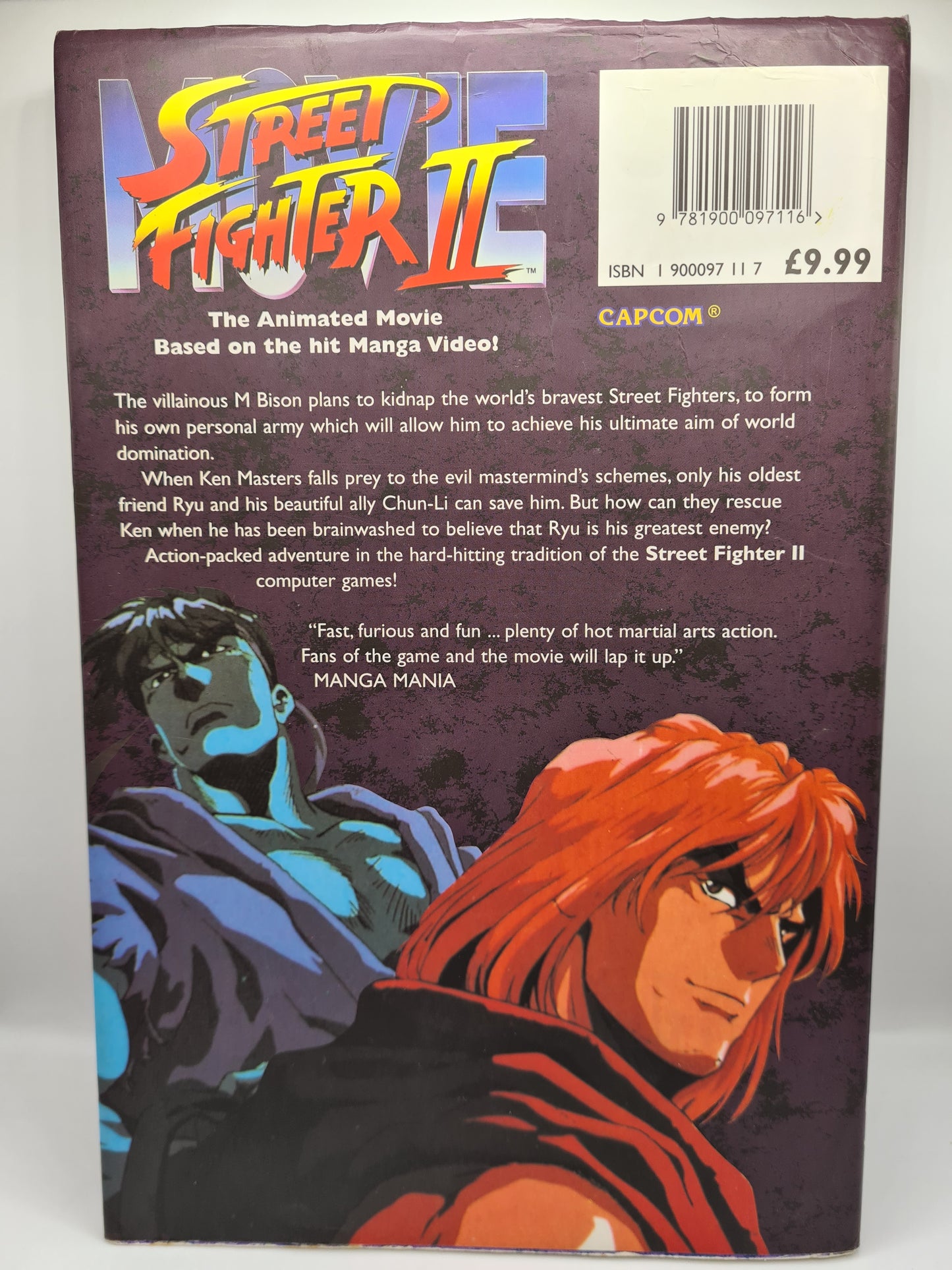Street Fighter II The Animated Movie Takayuki Sakai Manga Books 1996 90s W4