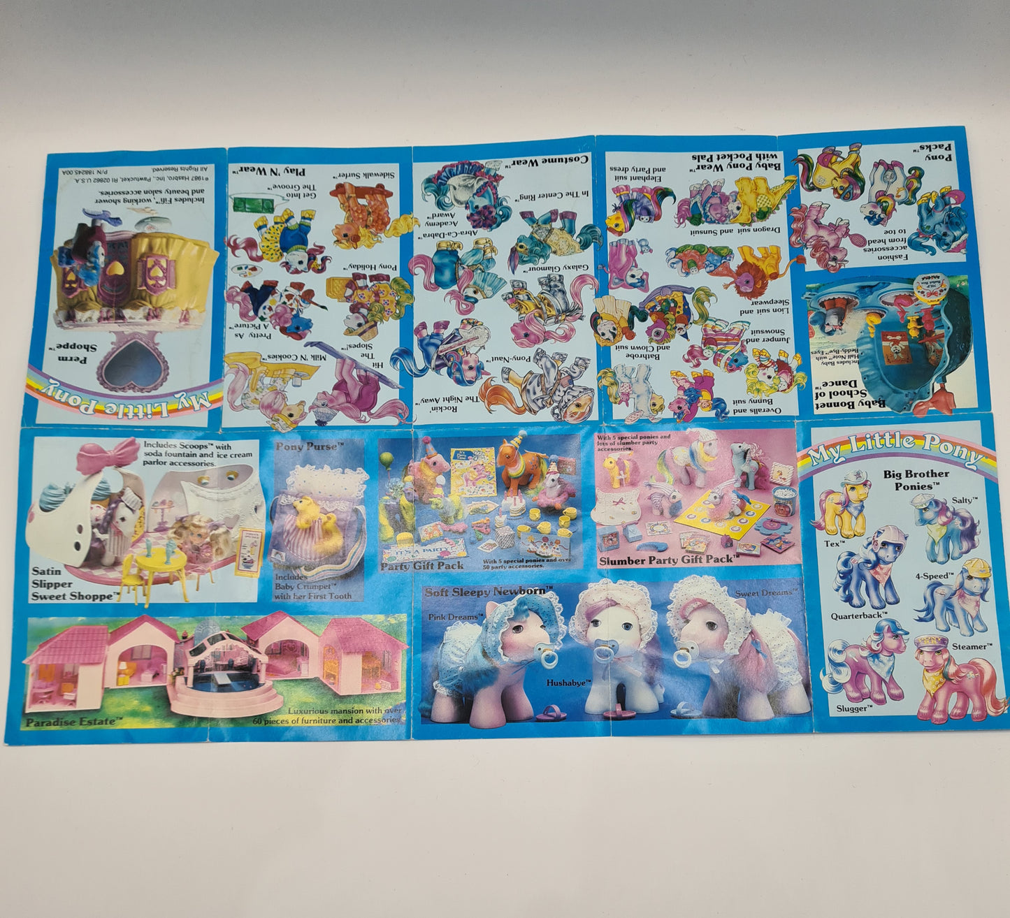 My Little Pony Vintage 1987 Leaflet Brochure Pamphlet W13