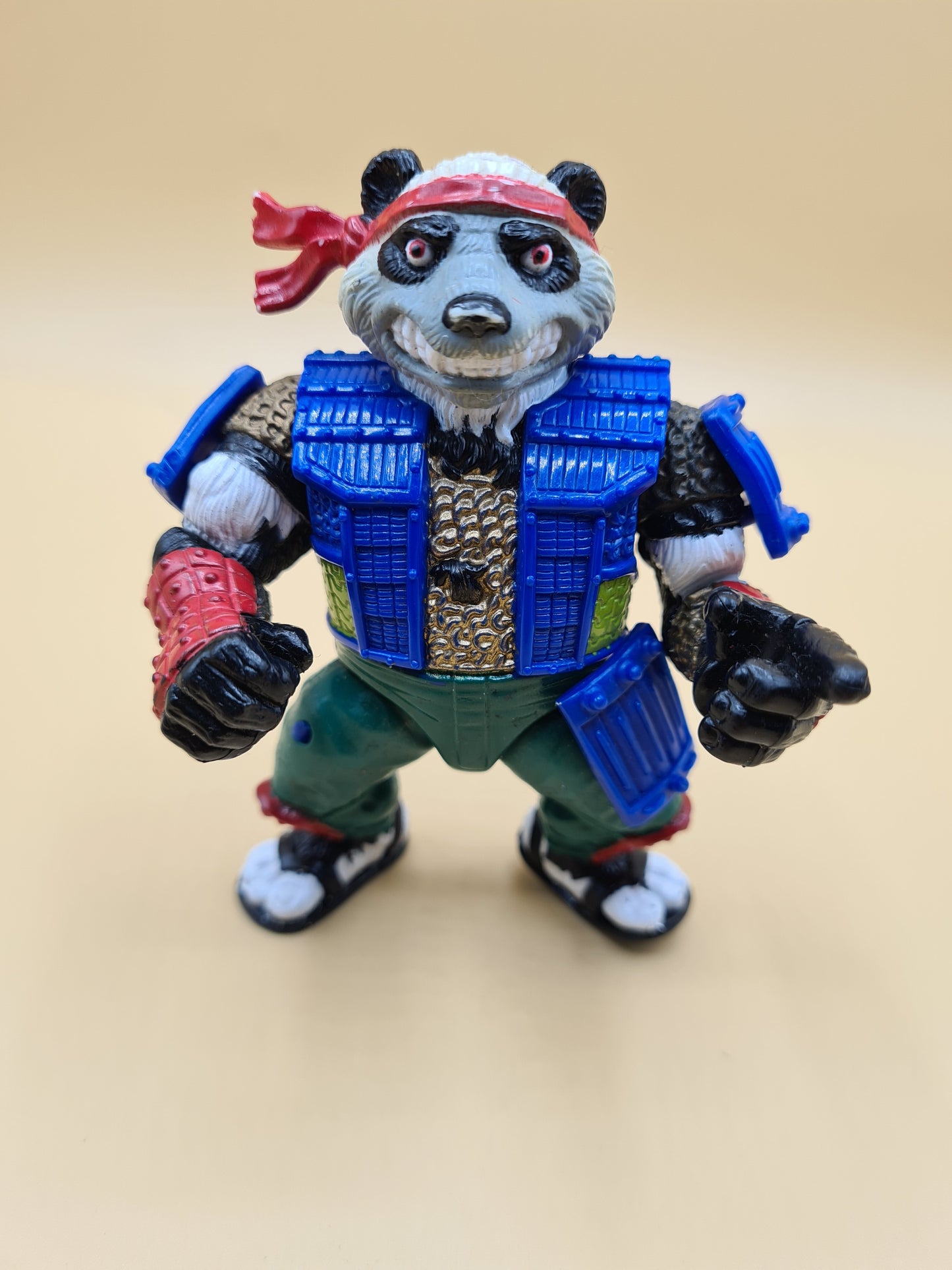 Playmates Toys 1990 Teenage Mutant Ninja Turtles Panda Khan W4
