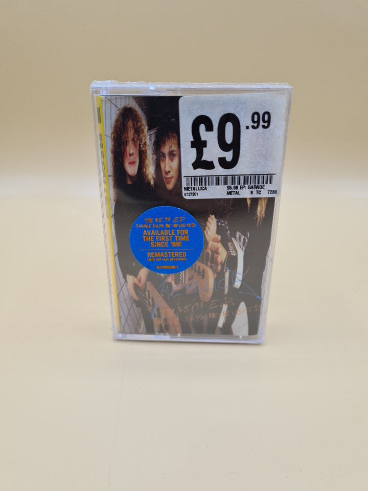 Metallica The $5.98 E.P. Garage Days Re-Revisited Cassette Blackened Sealed
