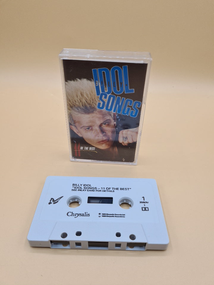 BILLY IDOL SONGS 11 OF THE BEST CASSETTE TAPE CHRYSALIS UK 1988