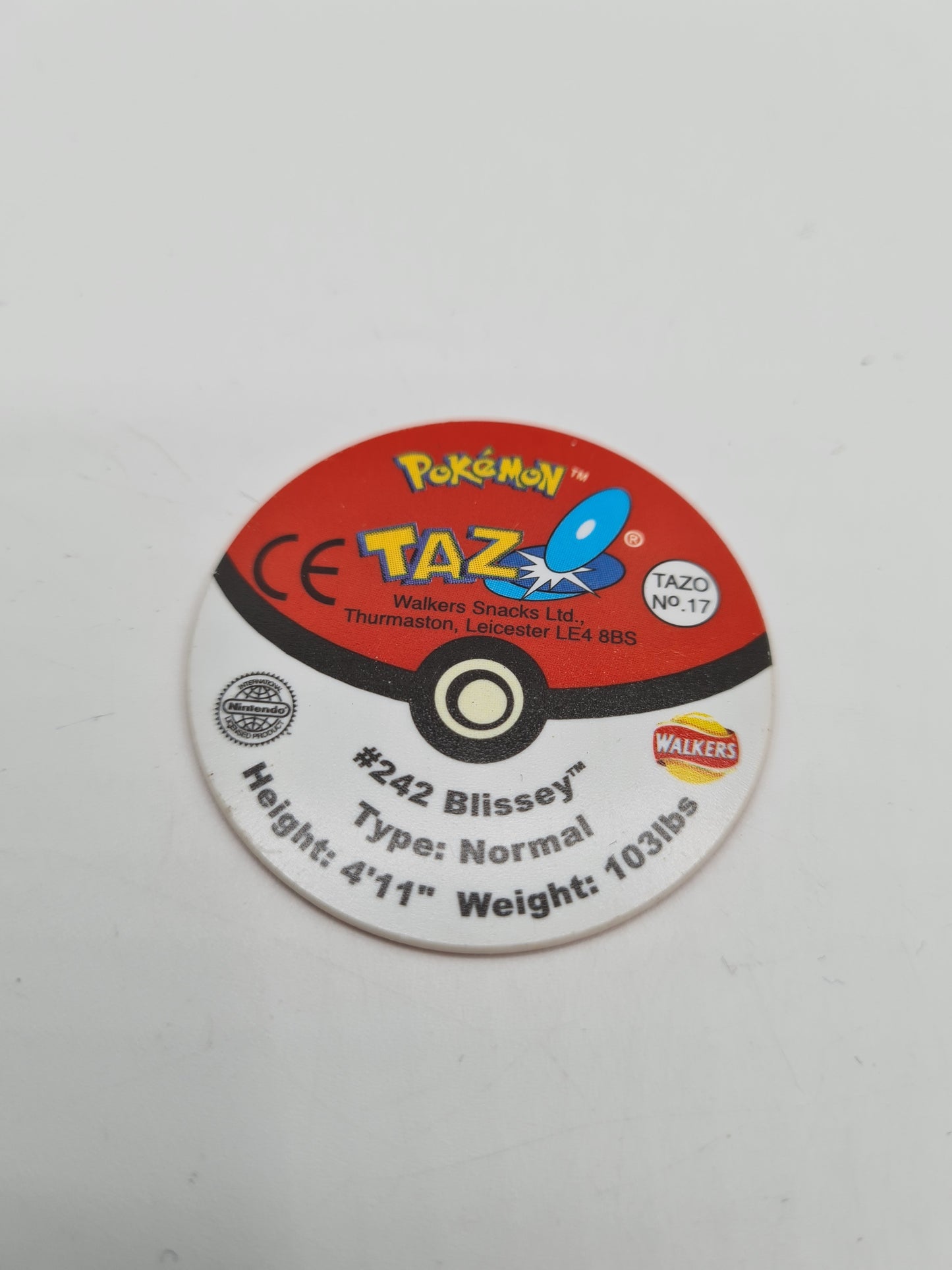 Pokemon Tazo #242 Blissey 90s 99p