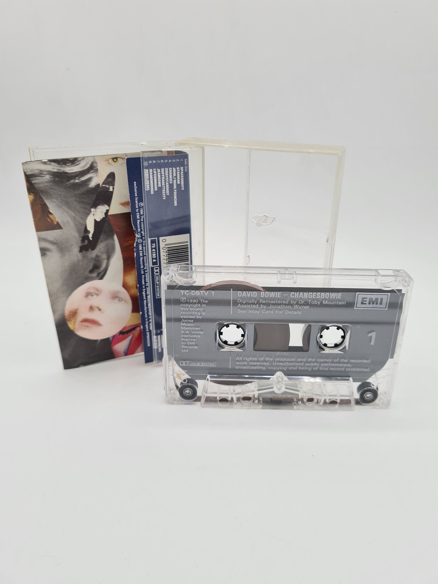CHANGESBOWIE DAVID BOWIE CHANGES CASSETTE TAPE COMPILATION 18 SONGS 1990