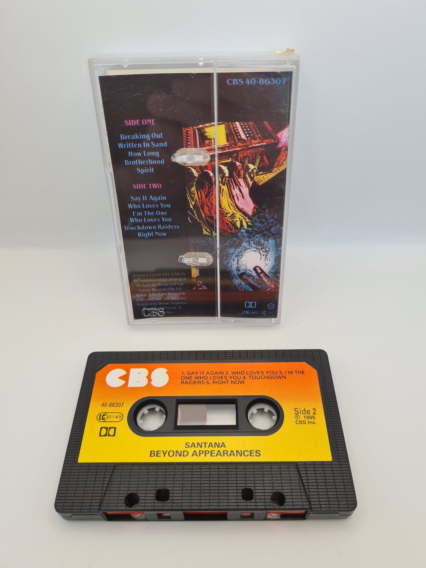Santana Beyond Appearances Cassette Tape album CBS 1985