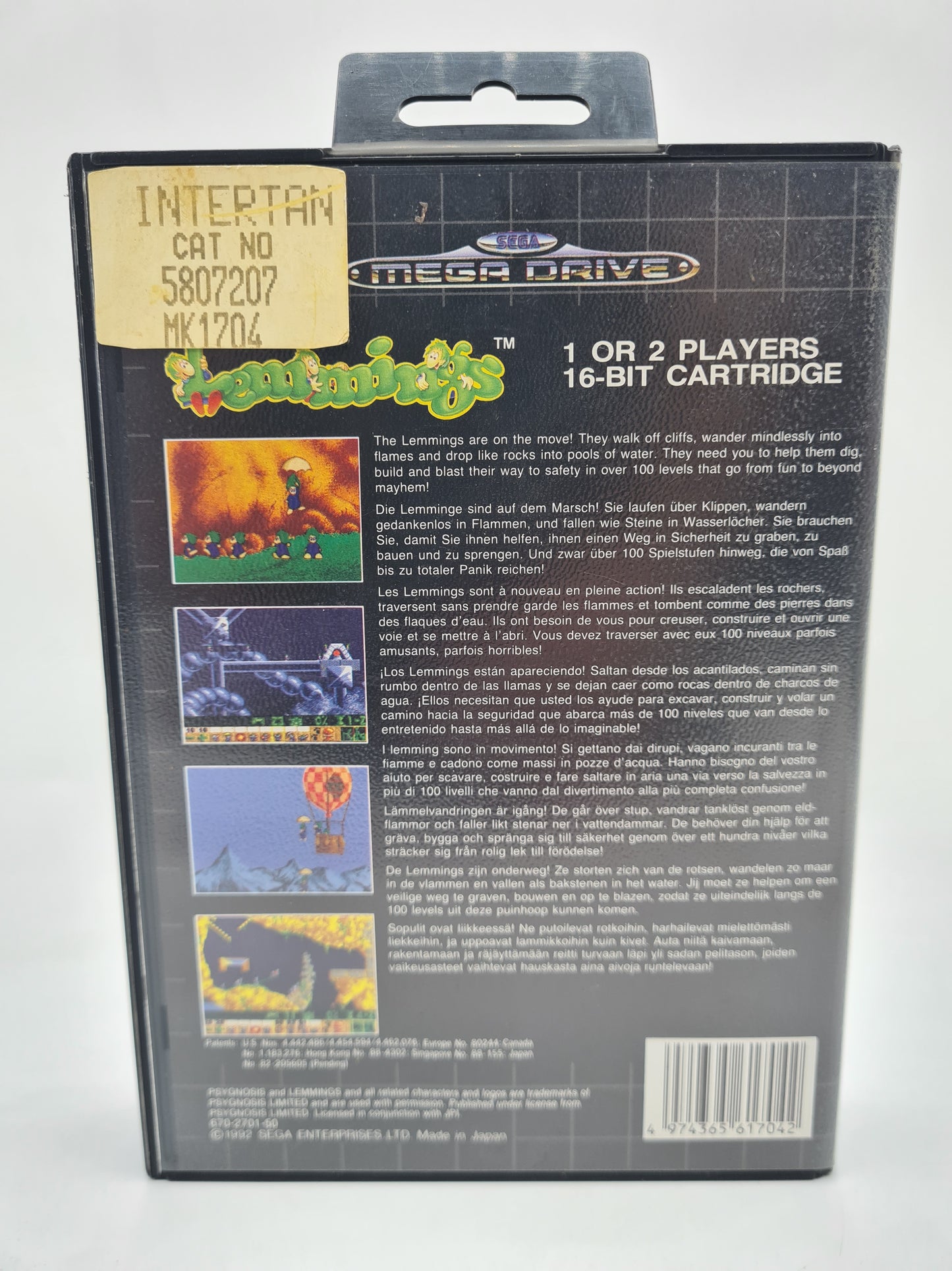 Sega Mega Drive Lemmings Complete Game Boxed With Manual Megadrive W11