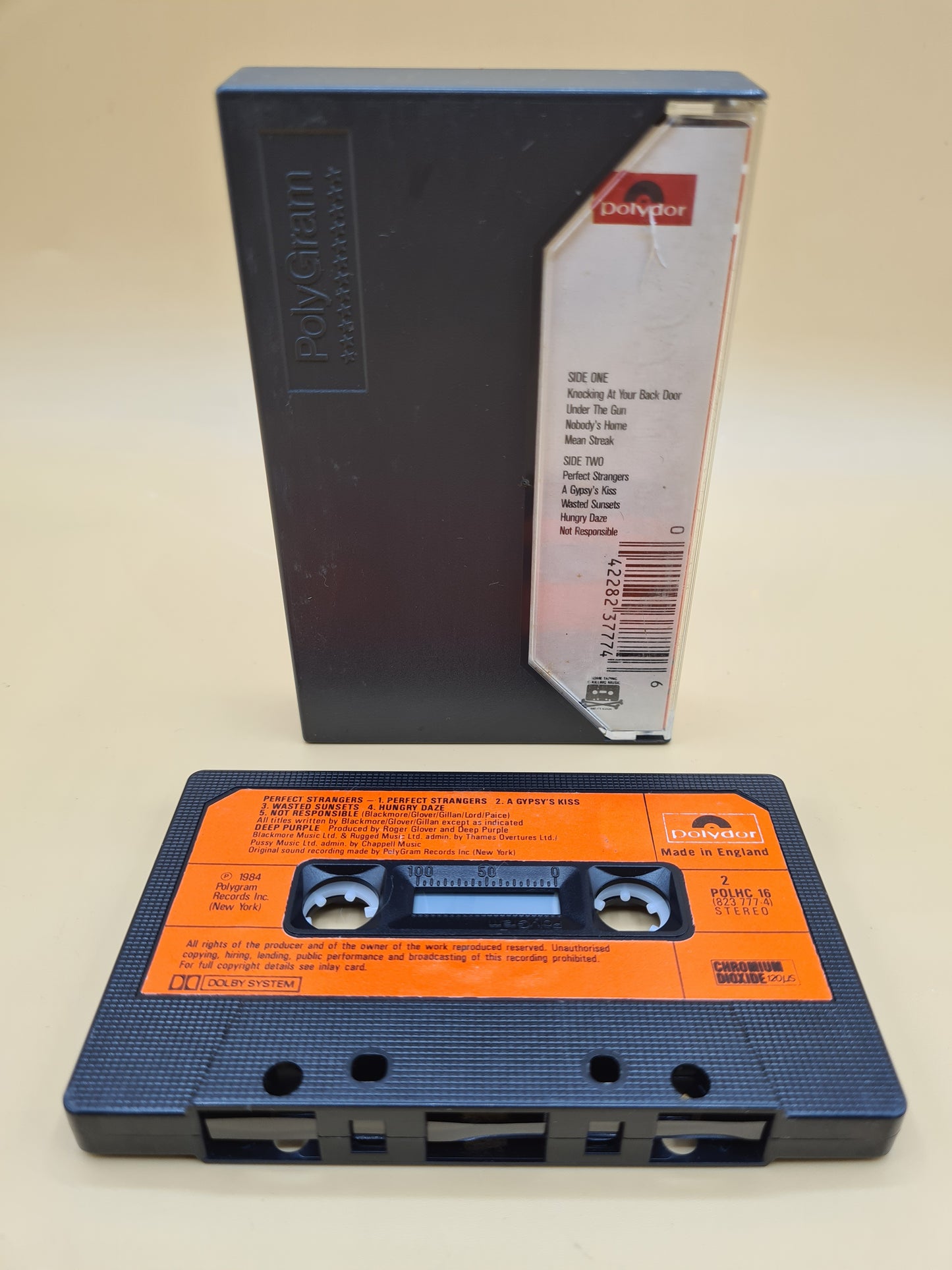 DEEP PURPLE Perfect Strangers Cassette Tape Album