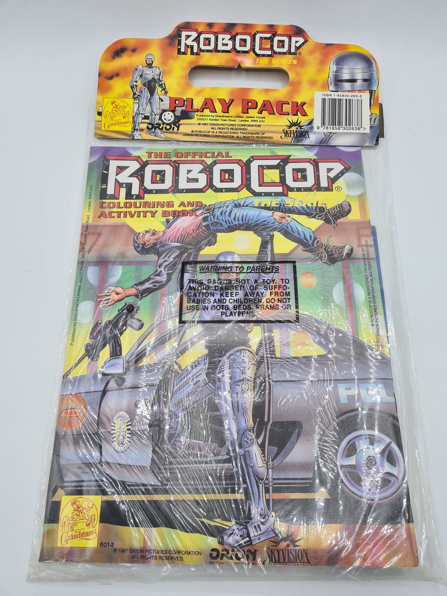 Robocop Vintage Play Pack 1987 Colouring and Activity Pad W10