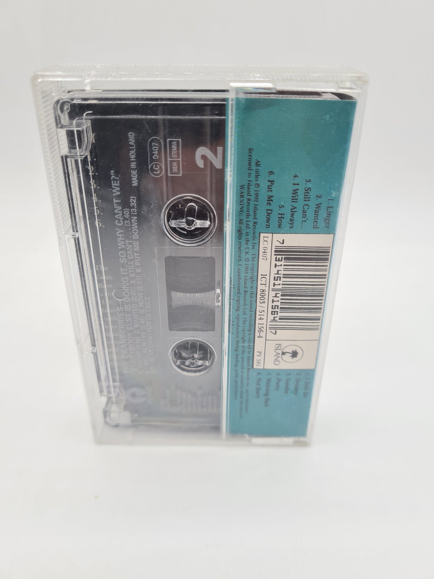 THE CRANBERRIES EVERYONE ELSE IS DOING IT SO WHY CANT WE? CASSETTE TAPE