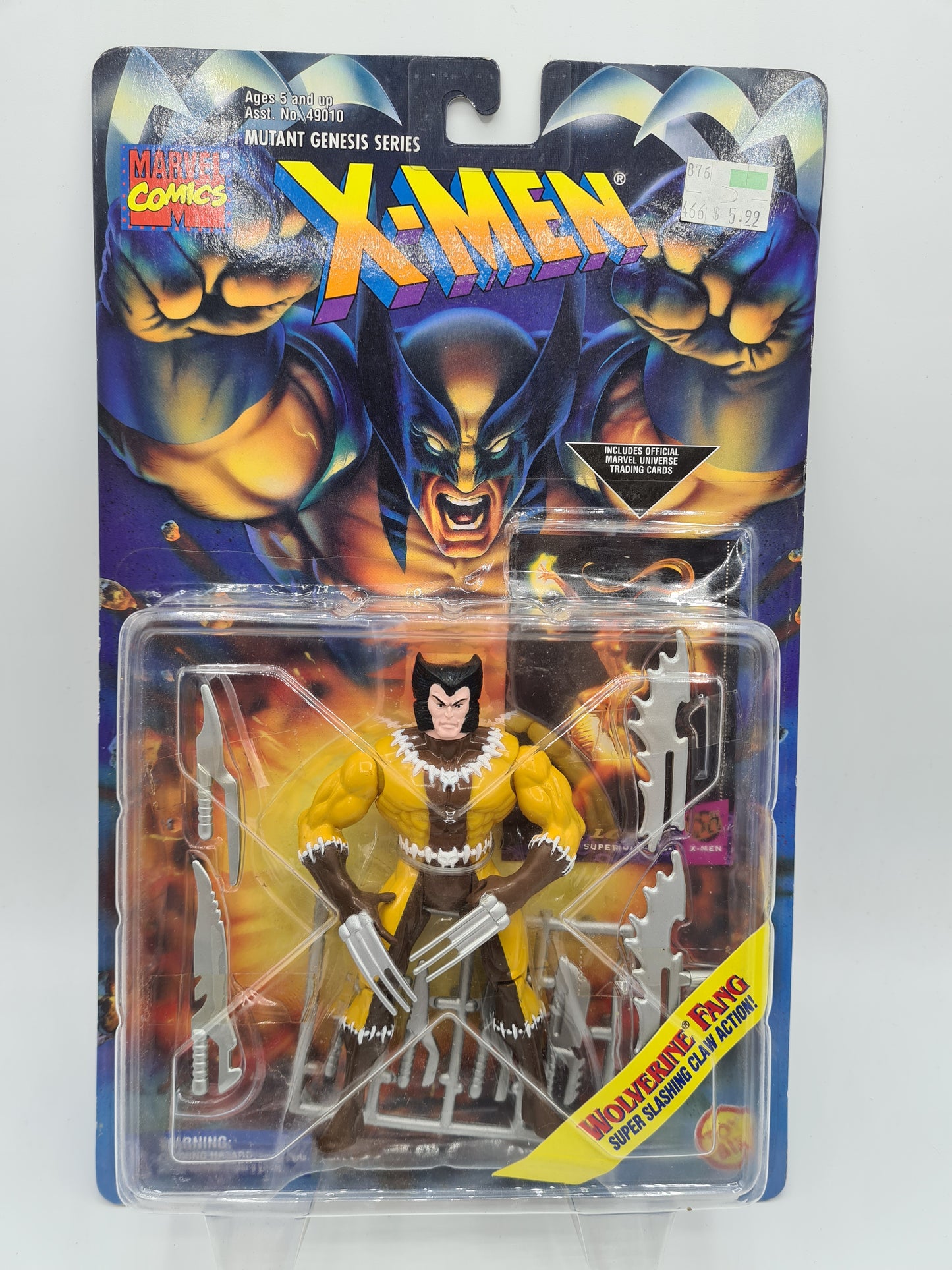 Marvel X-Men Wolverine Fang Mutant Genesis Series Action Figure Toy Biz 1995