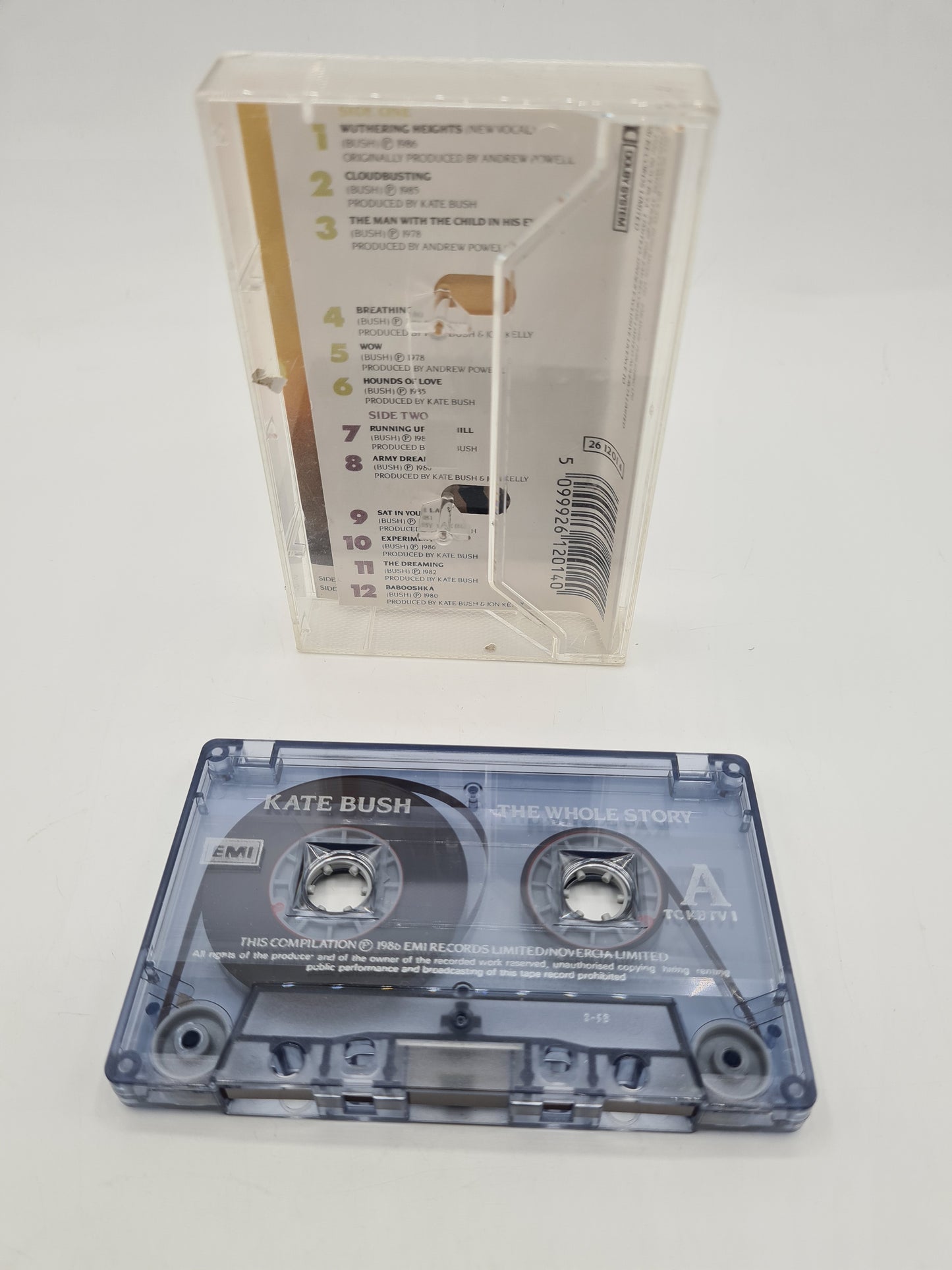 Kate Bush The Whole Story Cassette Tape Album 1986 EMI 12 Greatest Hits