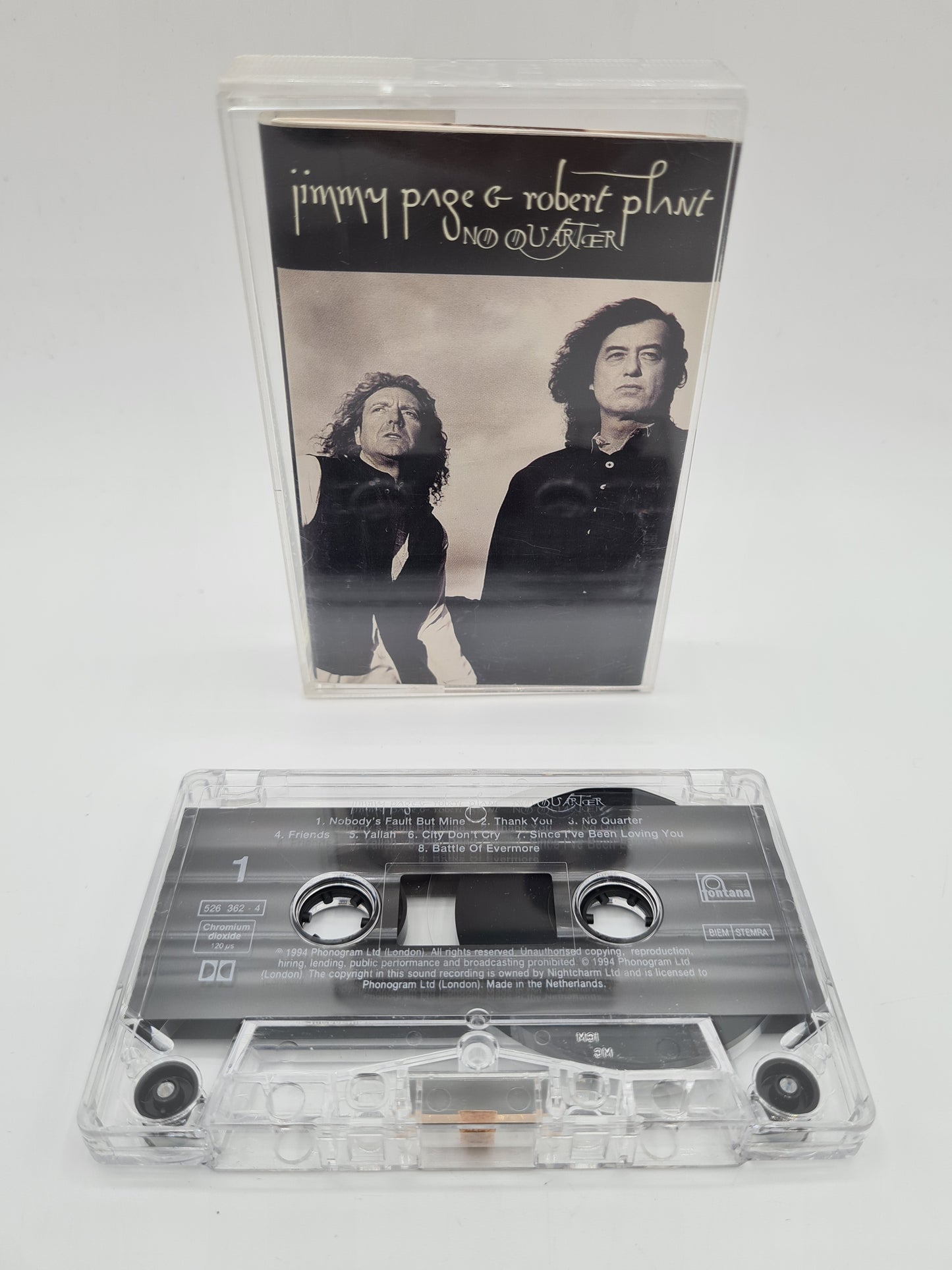 Jimmy Page & Robert Plant 'One Quarter' Cassette Tape 1994