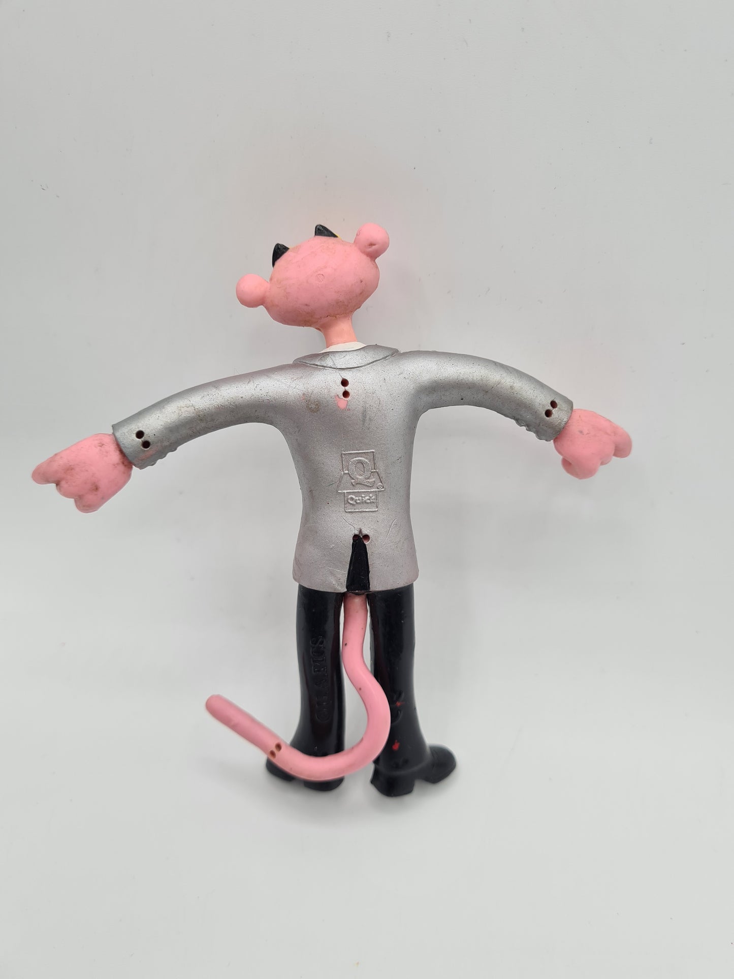 Pink Panther In Suit 4.5" Bendy Bendable Figure 1999 Vintage Toy W11