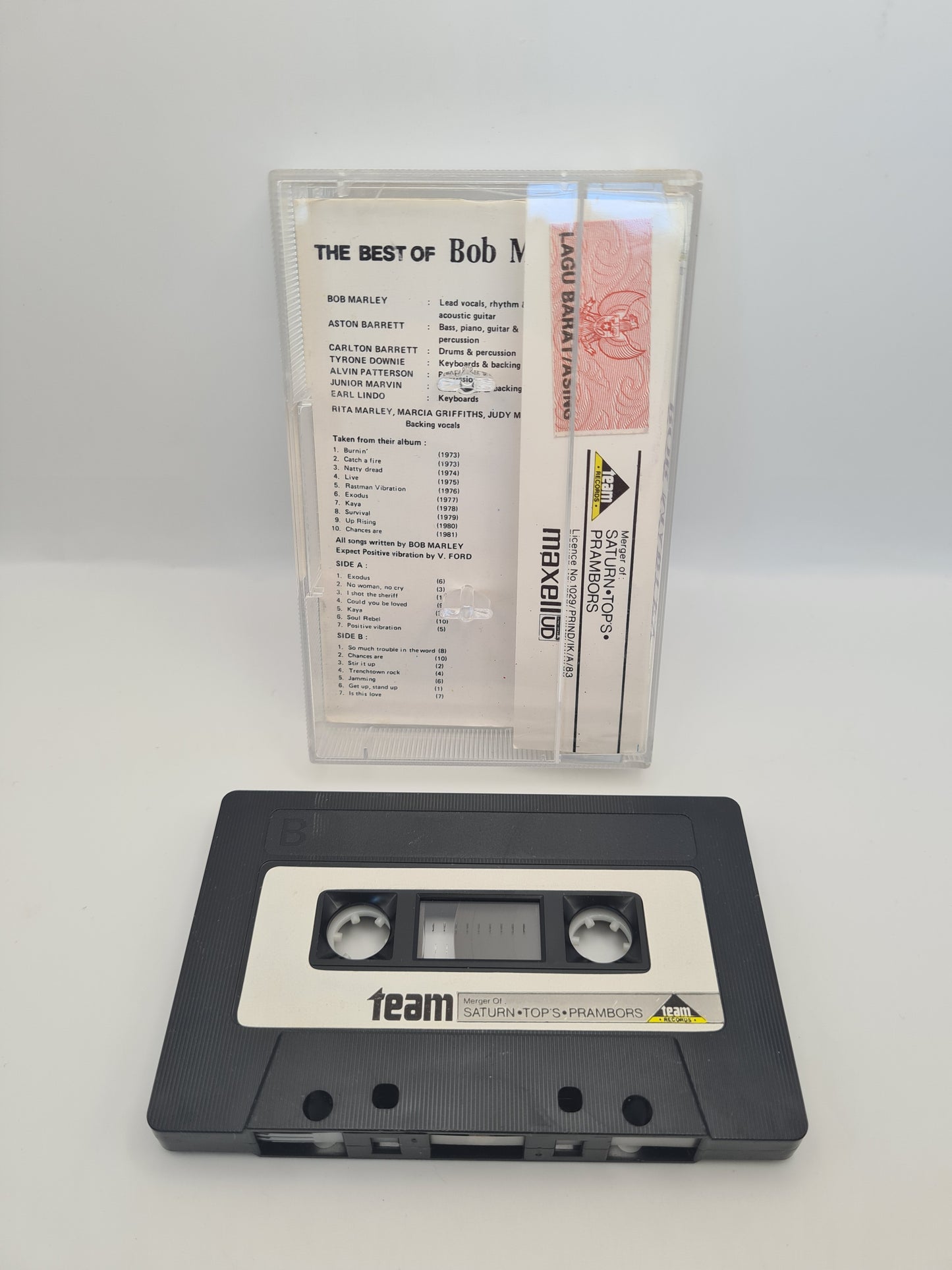 Bob Marley & The Best of Cassette Tape