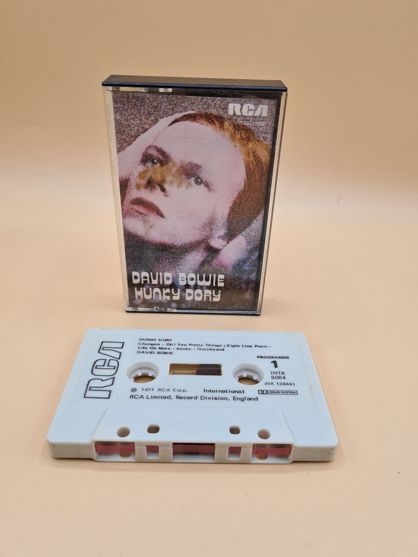 David Bowie Hunky Dory Cassette Tape RCA 1971