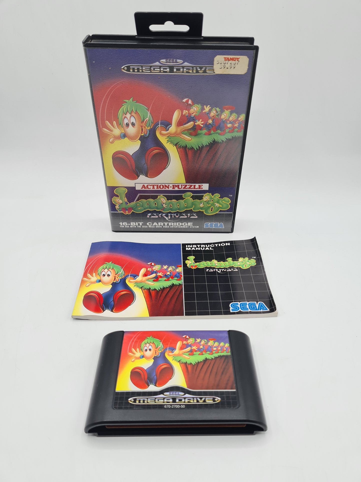 Sega Mega Drive Lemmings Complete Game Boxed With Manual Megadrive W11