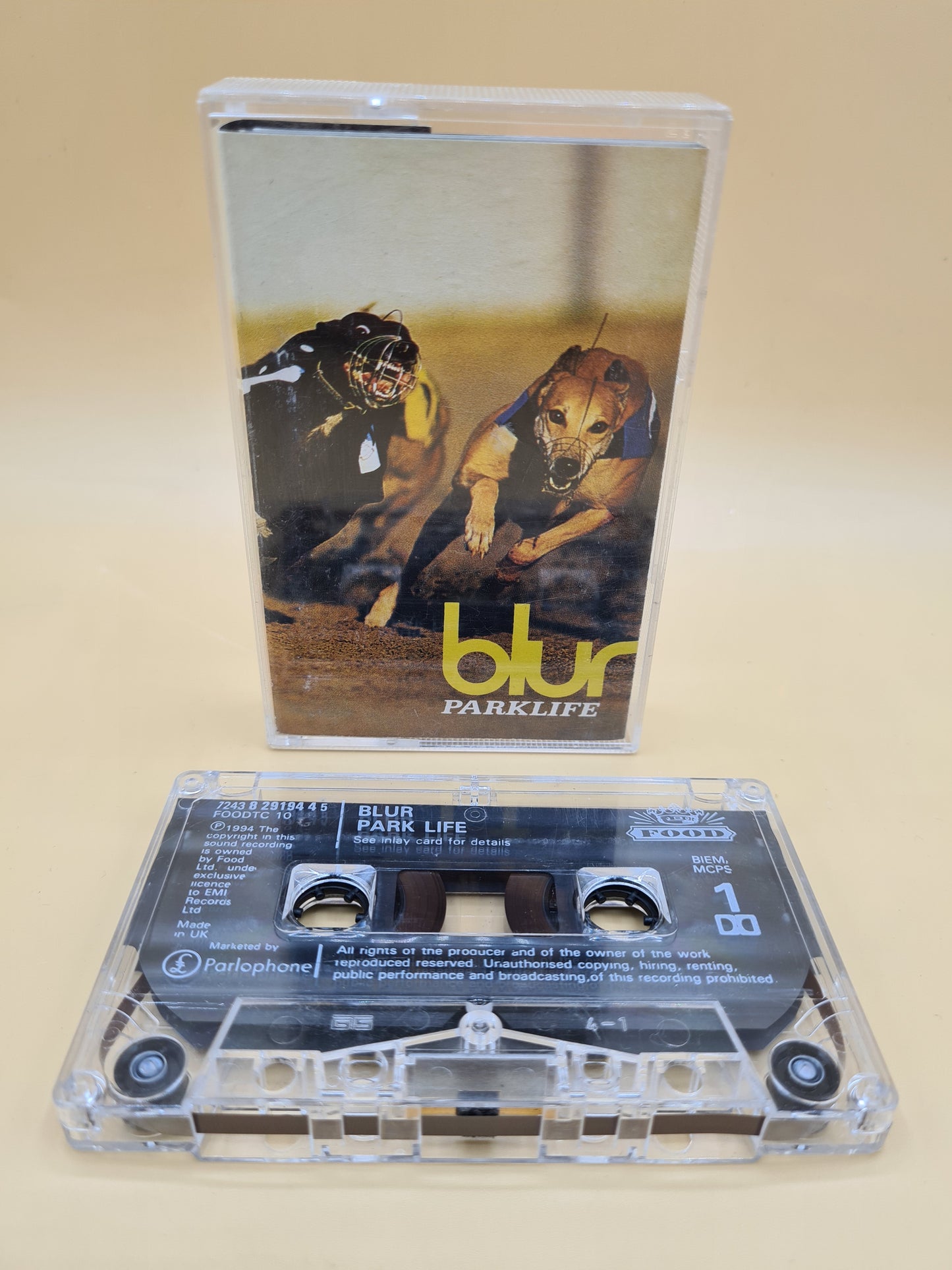 BLUR PARK LIFE 1994 CASSETTE TAPE