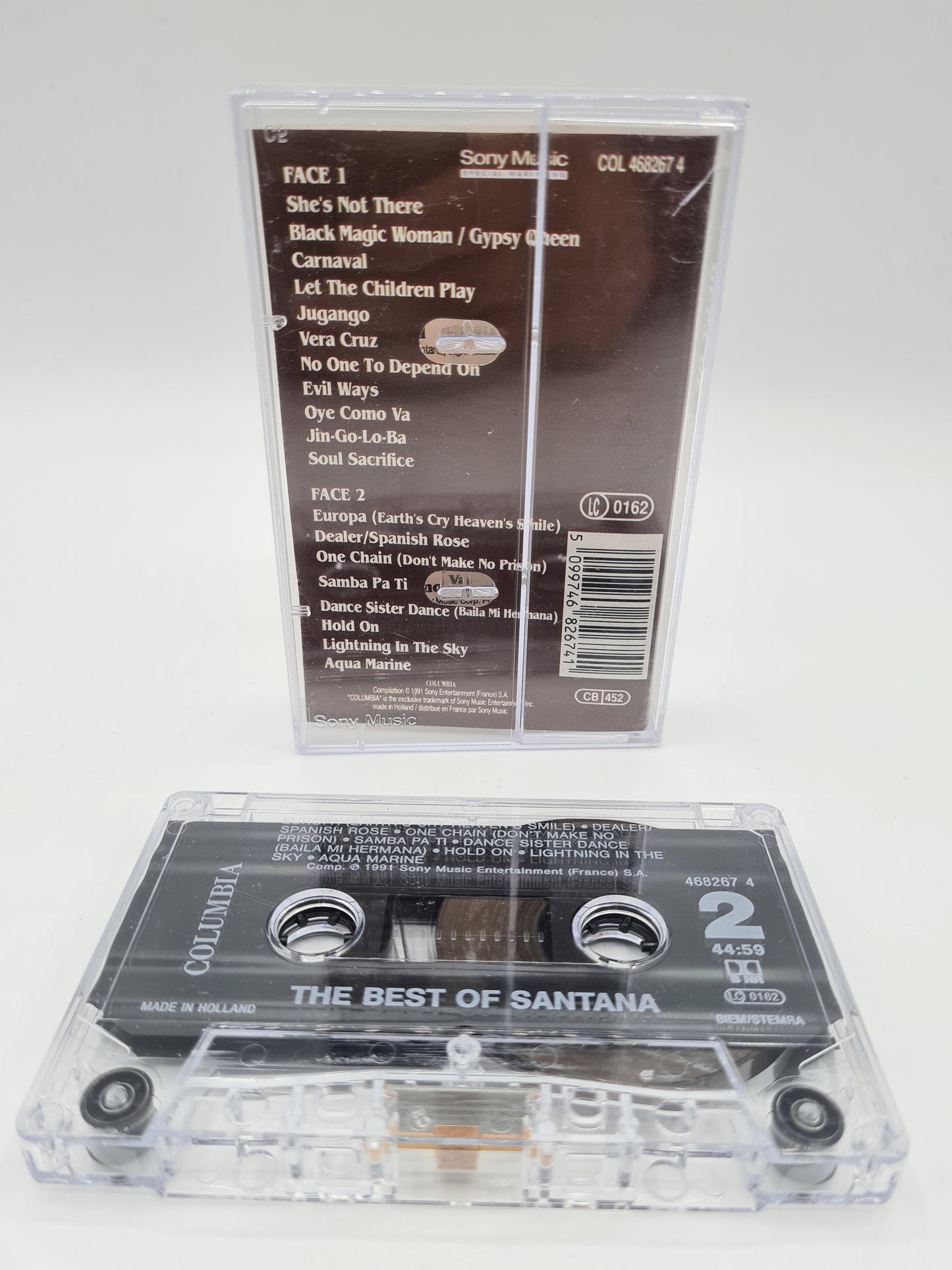 Santana The Best Of Santana Cassette Tape 1991