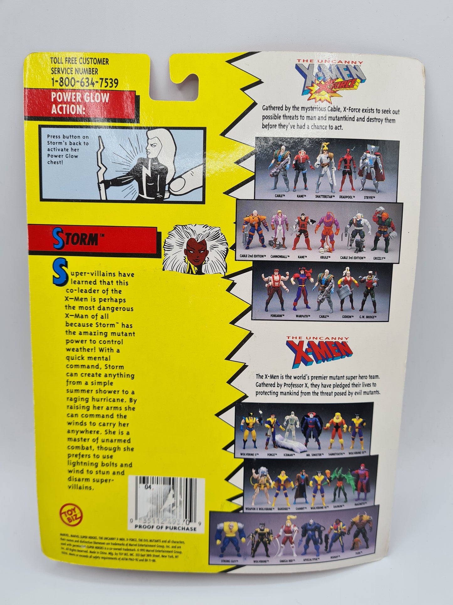 Marvel X-Men Storm 1993 Sealed ToyBiz Action Figure