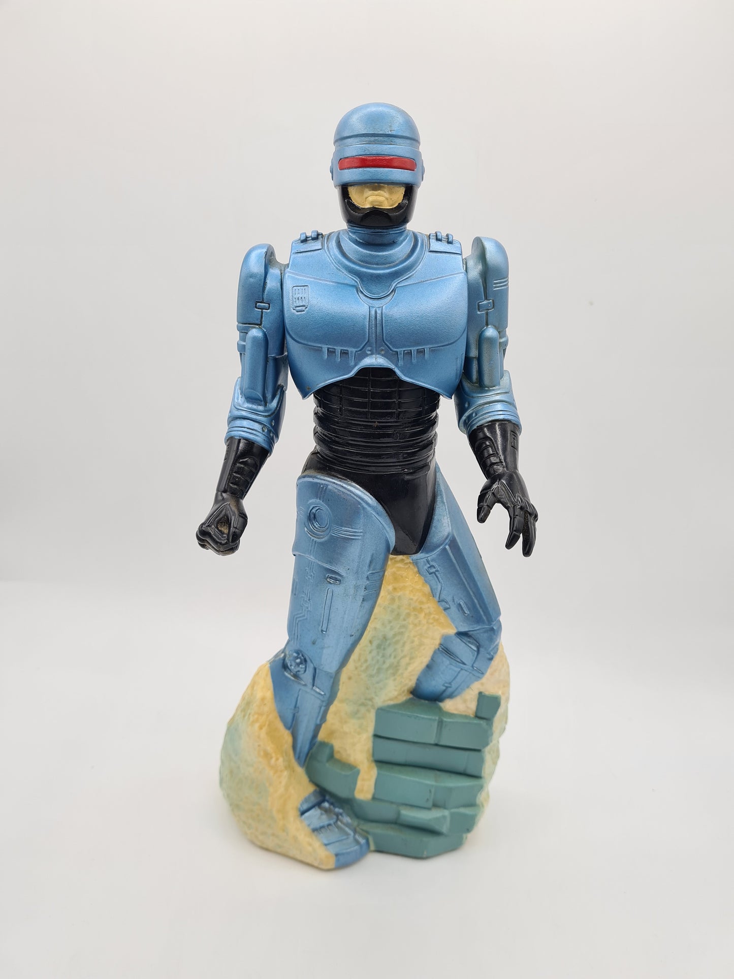 ROBOCOP BUBBLE BATH CONTAINER EMPTY BOTTLE 1990 UK ORION VINTAGE 90s W11