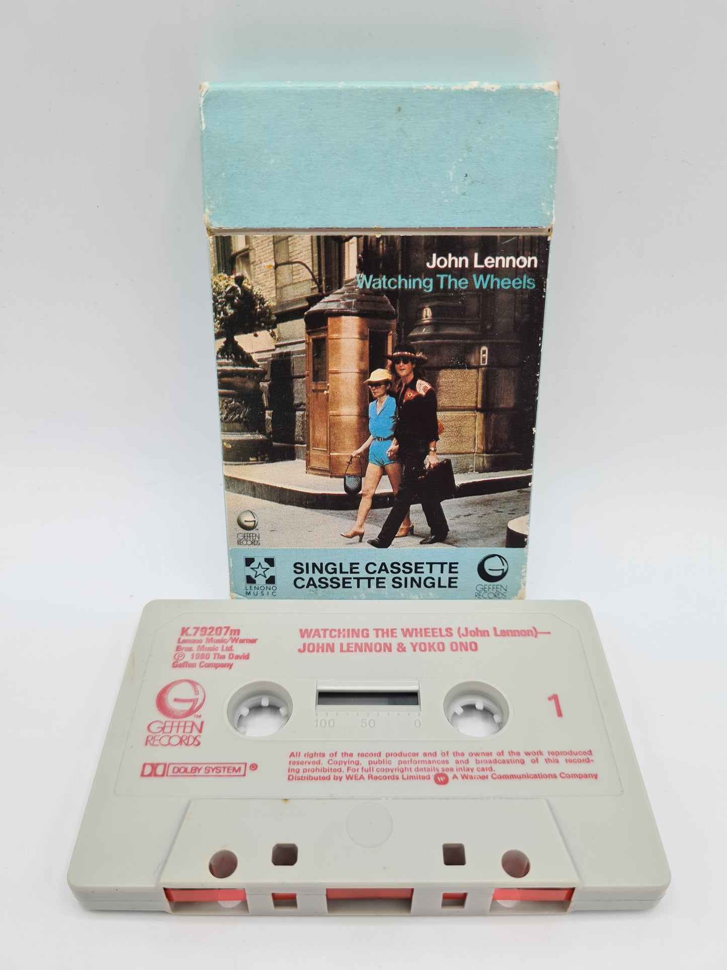 John Lennon WATCHING THE WHEELS Cassette Tape *CIGARETTE PACK*