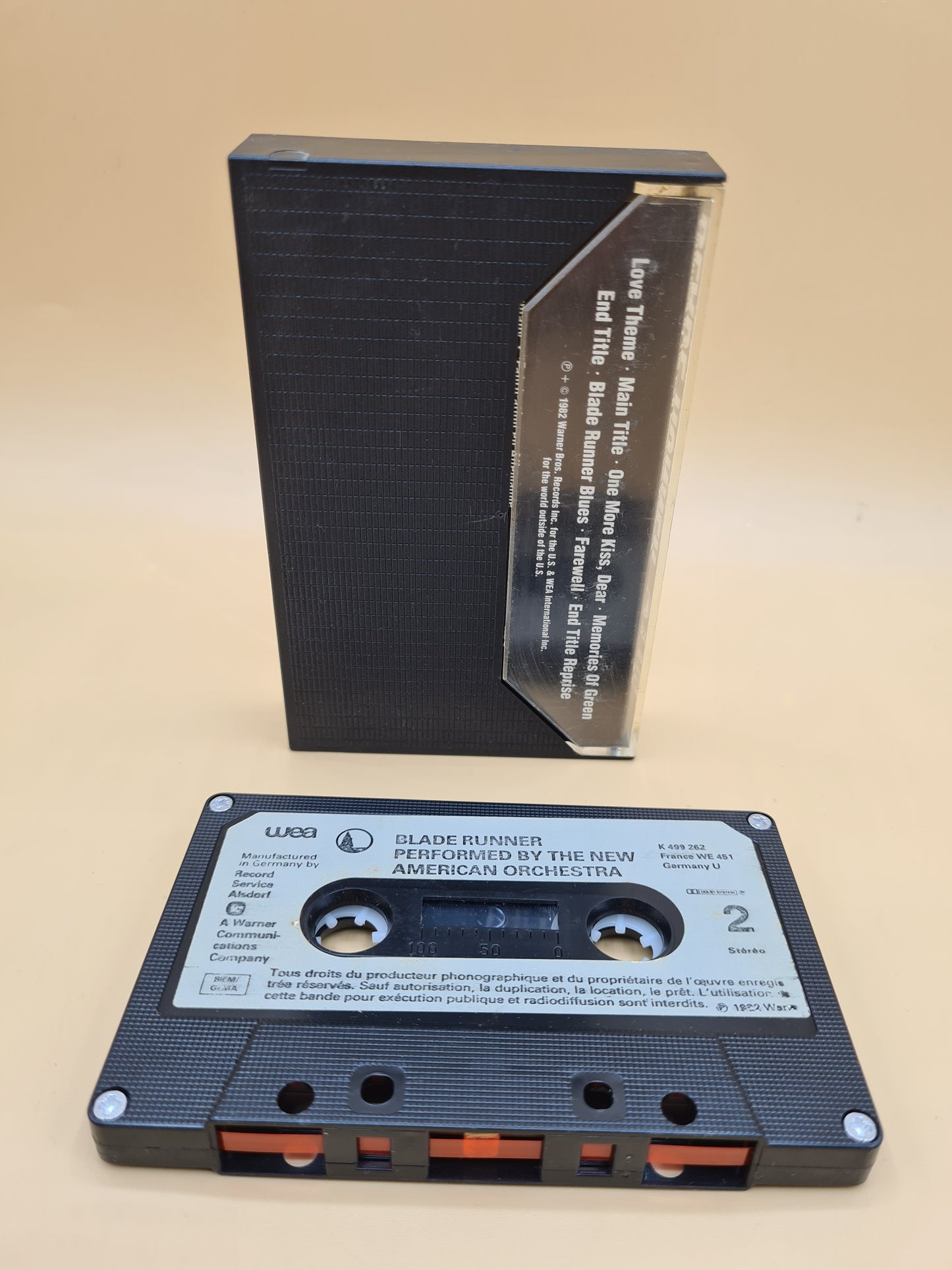 Blade Runner Movie SoundtrackVangelis The New American Orchestra Cassette Tape