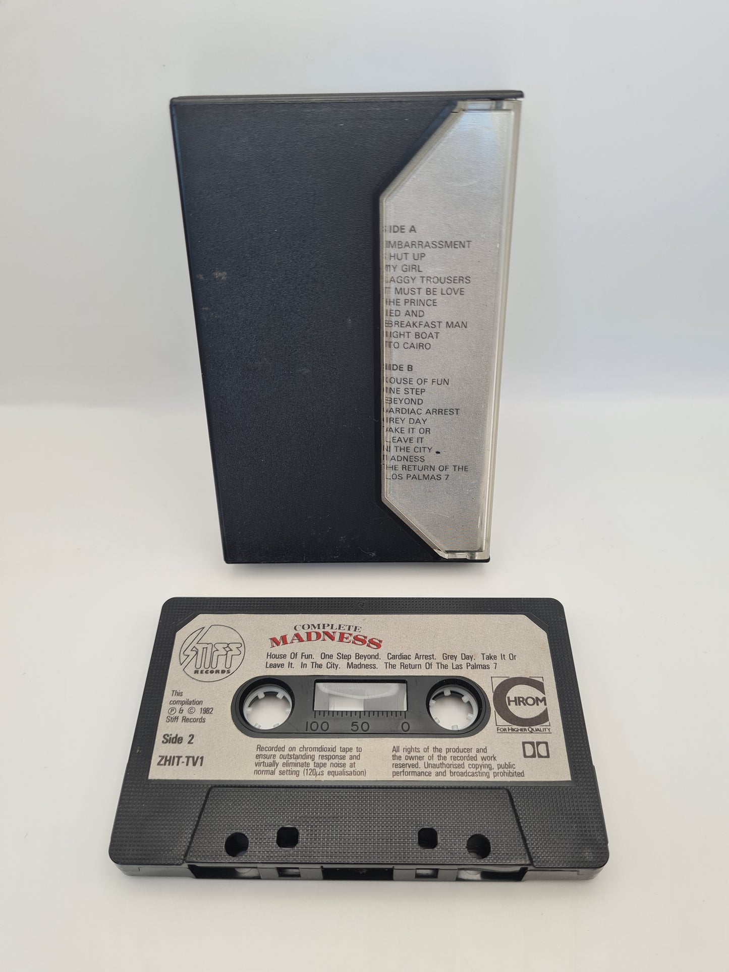 MADNESS COMPLETE MADNESS CASSETTE TAPE ALBUM 1985
