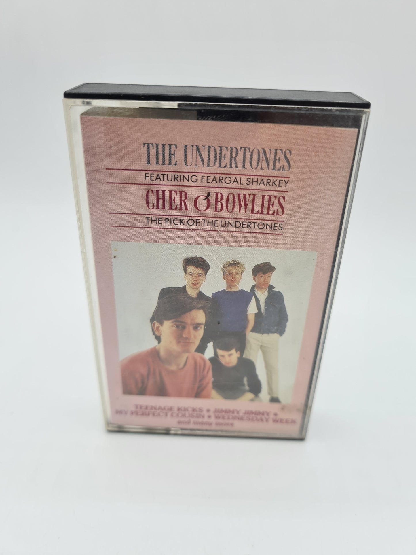 THE UNDERTONES Cher O'Bowlies CASSETTE 1986 UK Cassette Album