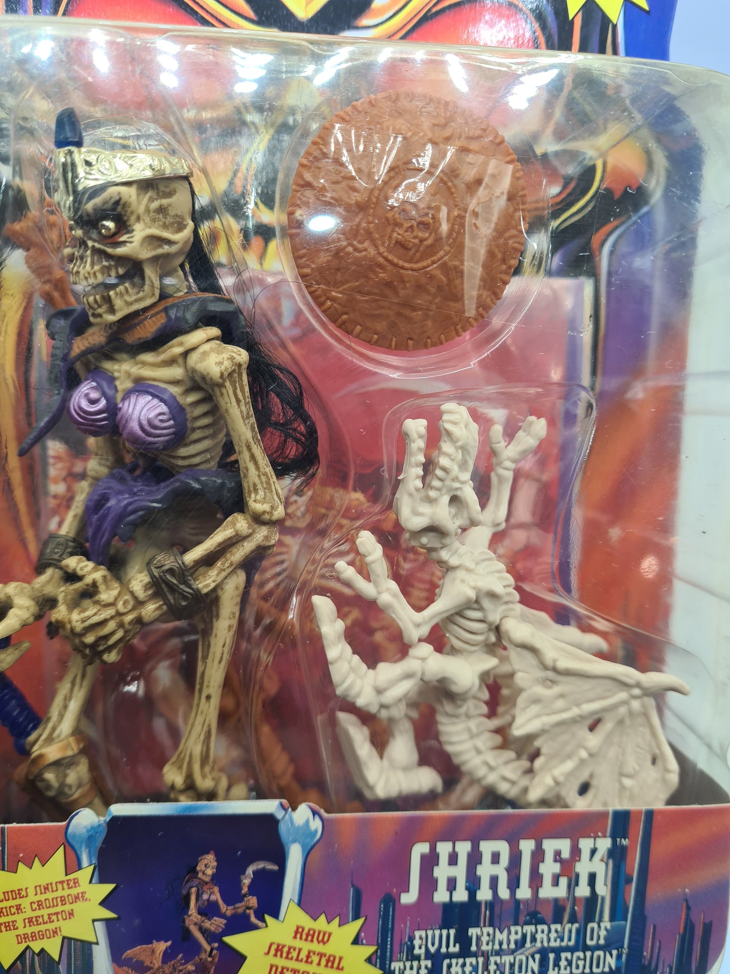 Playmates Skeleton Warriors Shriek 90s Action Figure 1994